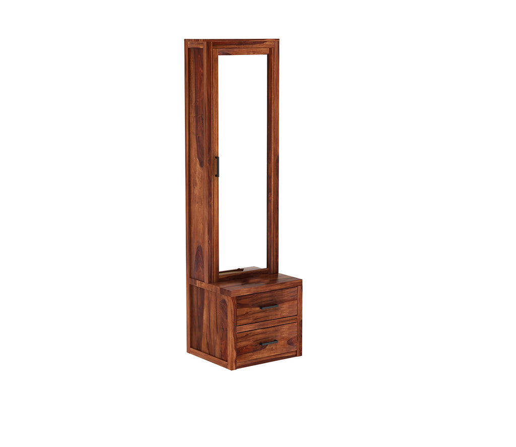 Desmond Sheesham Wood Dressing Table with Storage and Drawers