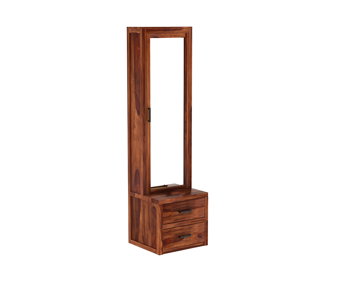 Desmond Sheesham Wood Dressing Table with Storage and Drawers