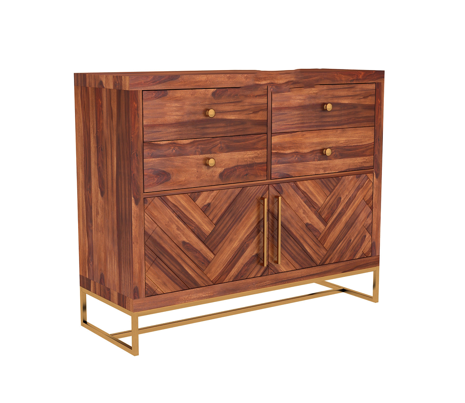 Colson 4-Drawer Wooden Chest Of Drawers