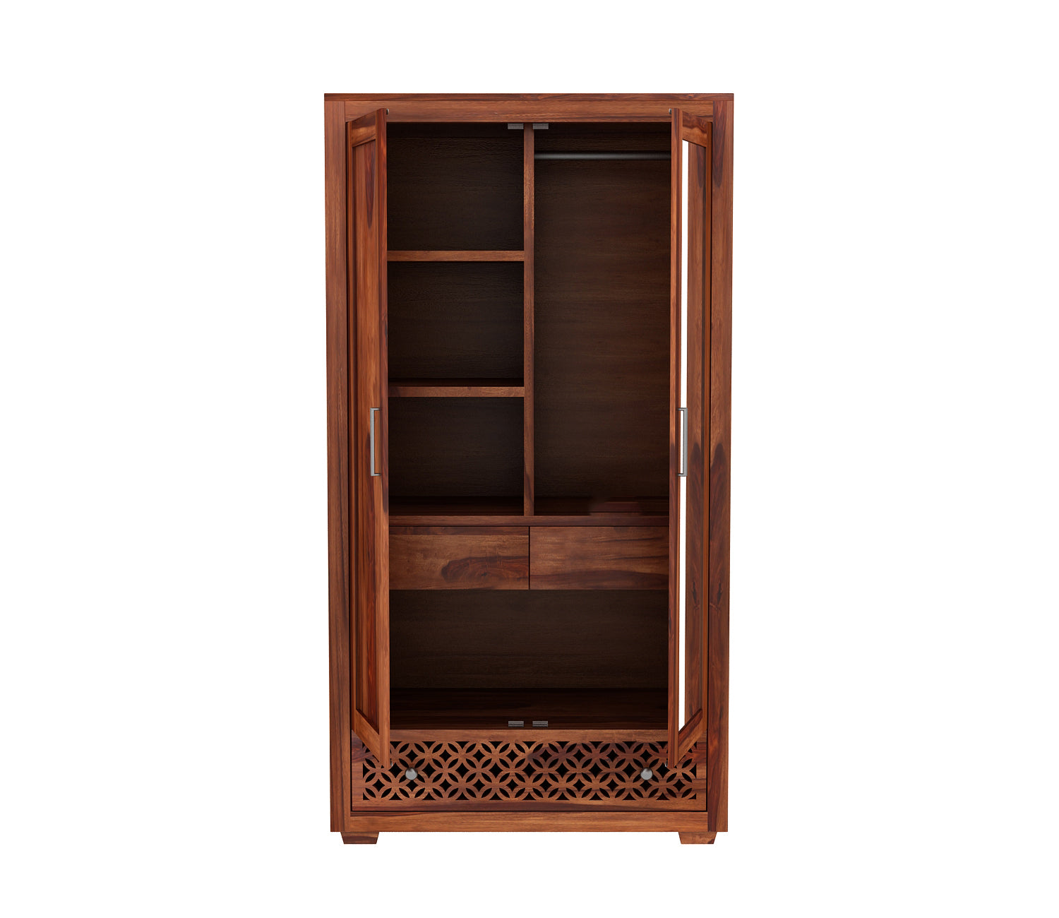Zyaire 2 Door Wardrobe with Mirror