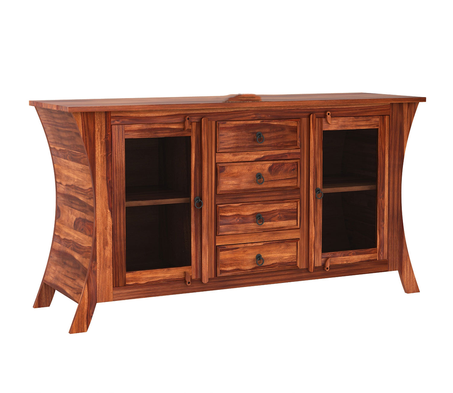 Walter Sheesham wood Sideboard and Cabinet