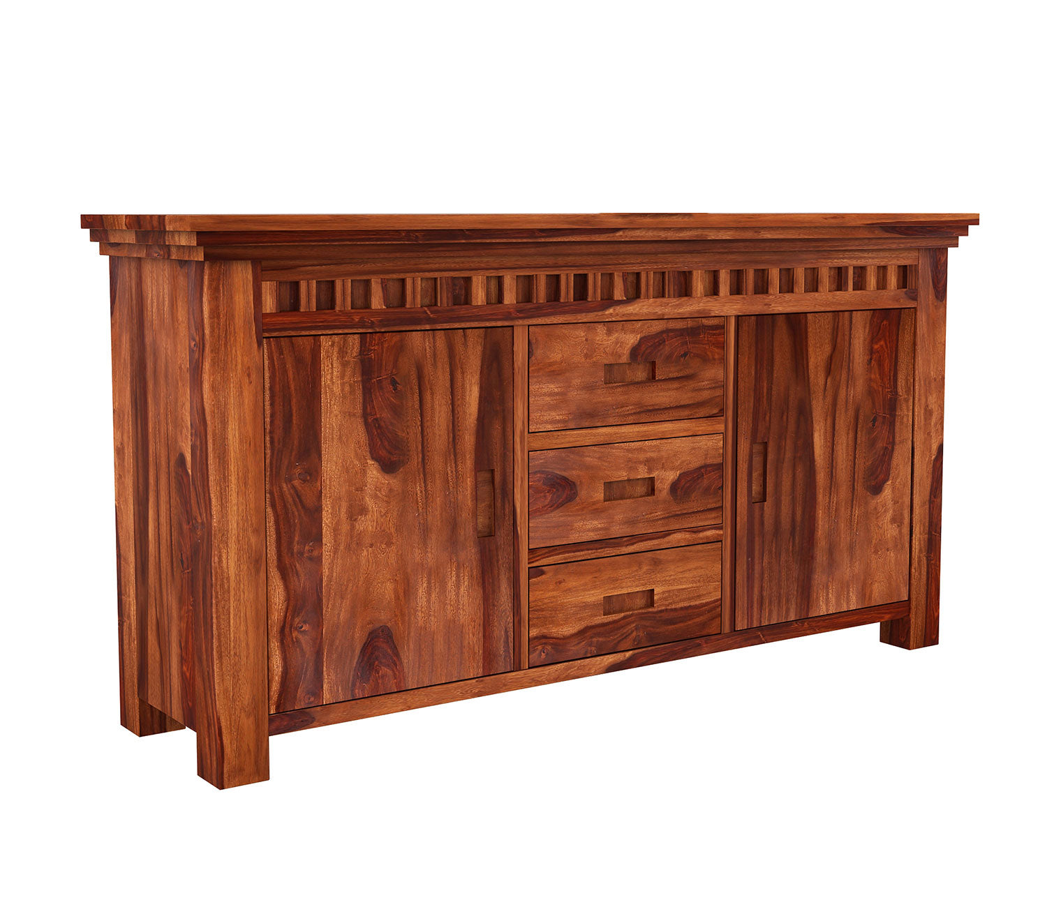 Omar Sheesham Wood Sideboard and Cabinet
