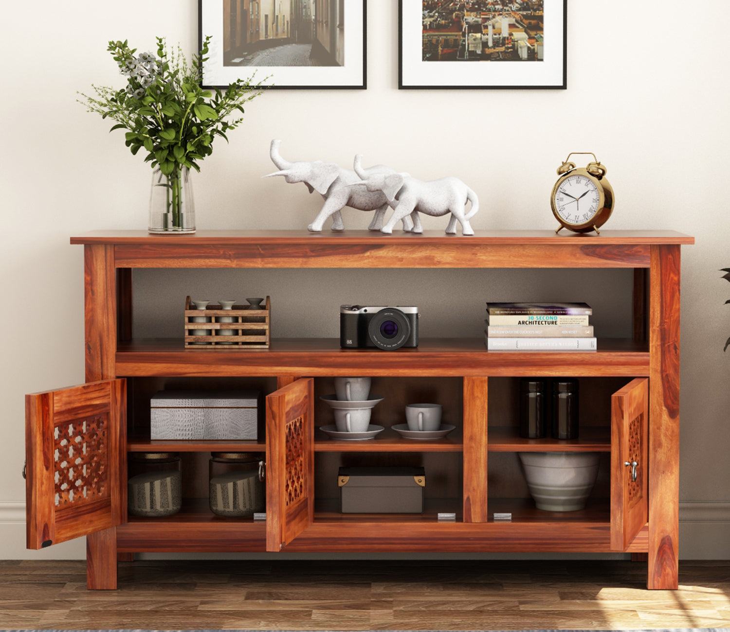 Blake Sheesham wood Sideboard and Cabinet