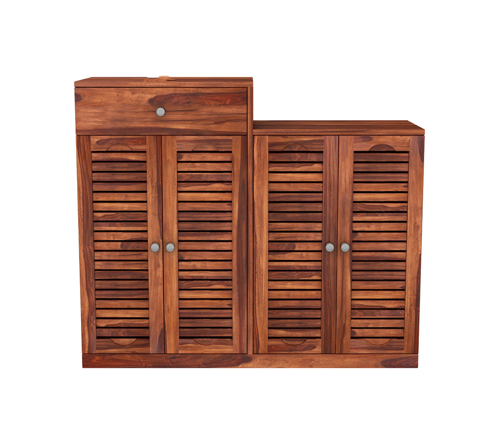 Atticus Sheesham Wood Shoe Rack
