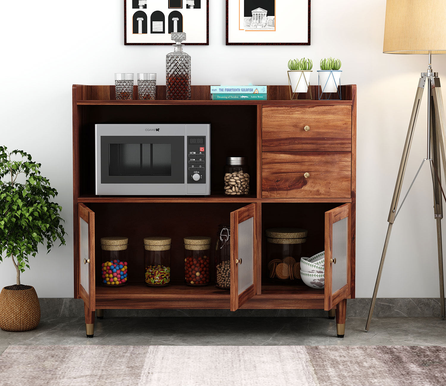 Grant Sheesham wood Sideboard and Cabinet