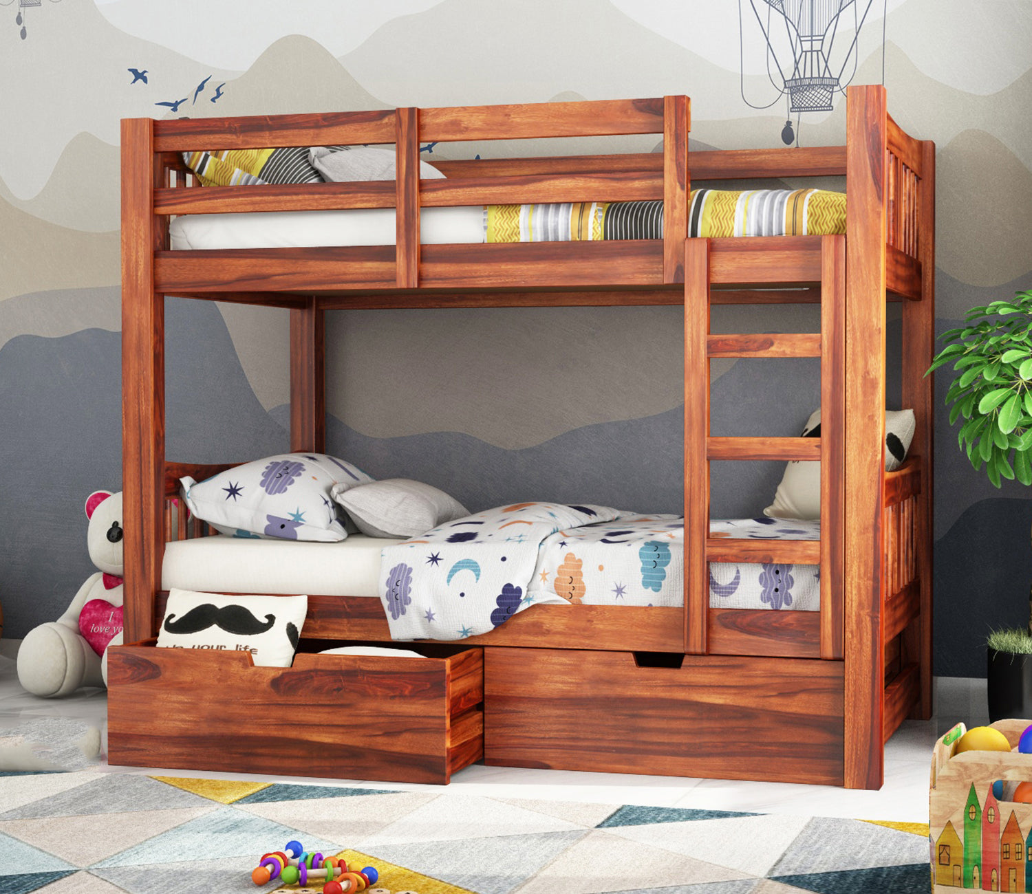 Angel Bunk Bed With Storage
