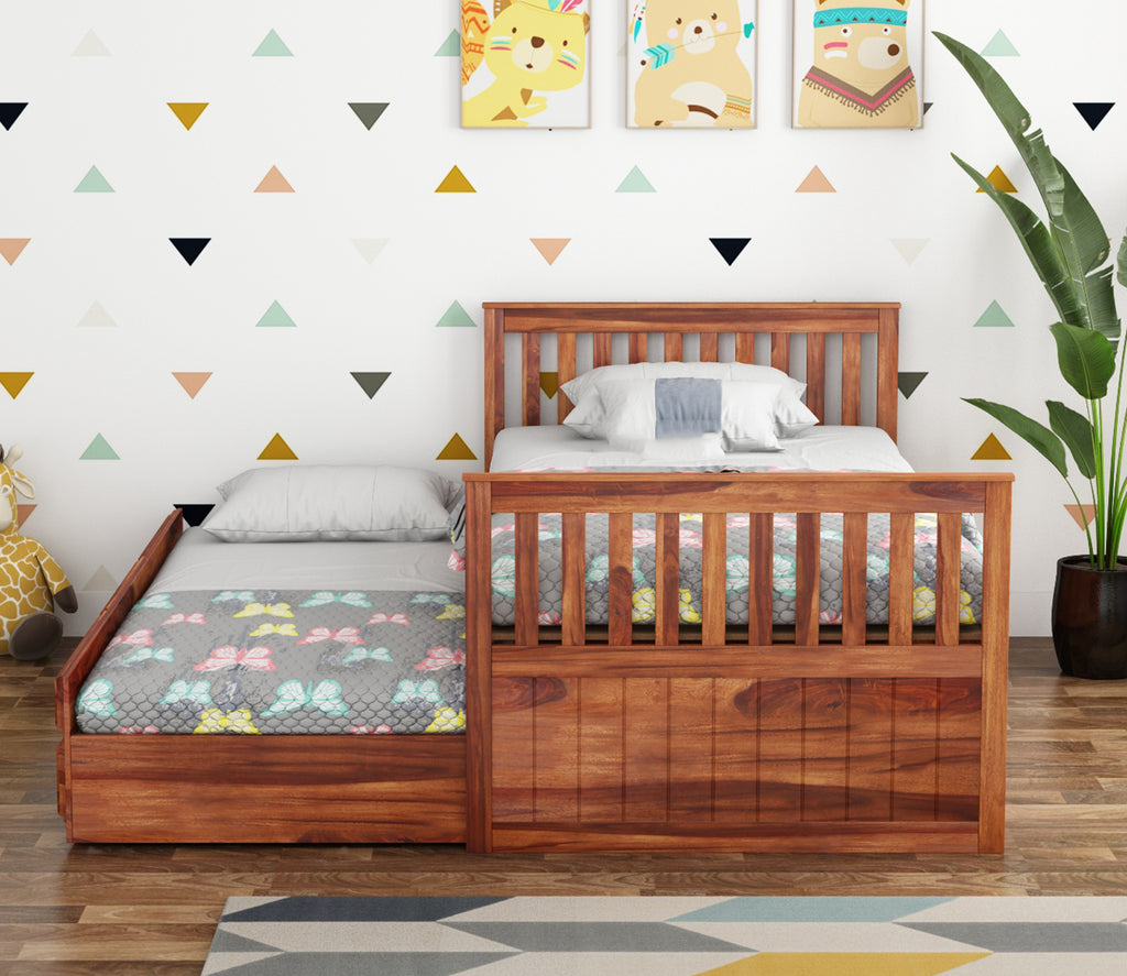 Nathan Kids Trundle Bed With Storage