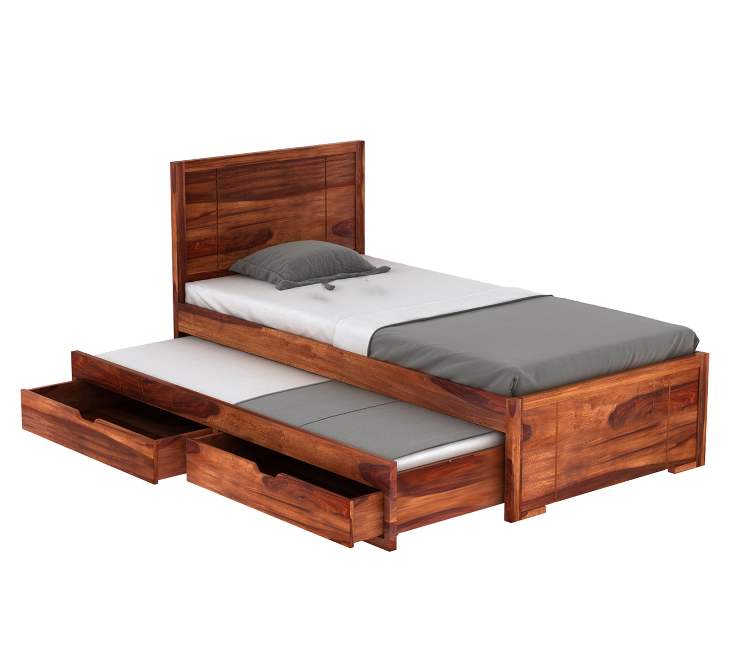 Cameron Kids Trundle Bed With Storage