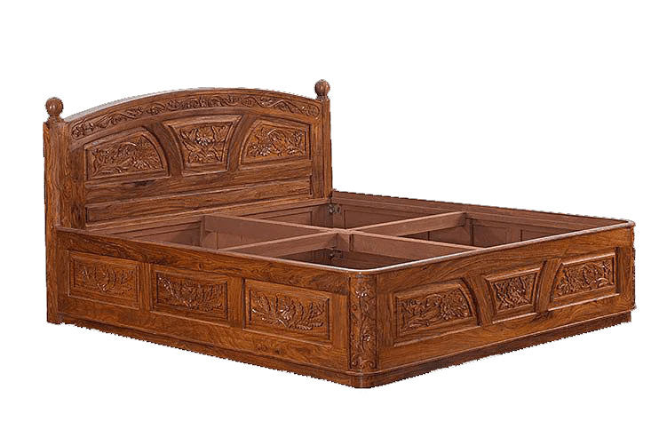 Cooper Carving Czar Bed with Storage