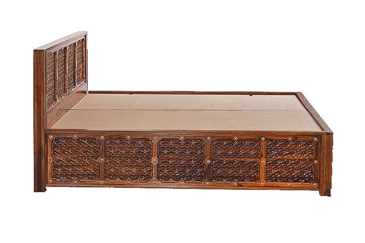 Josiah Brass Panache Bed with Storage