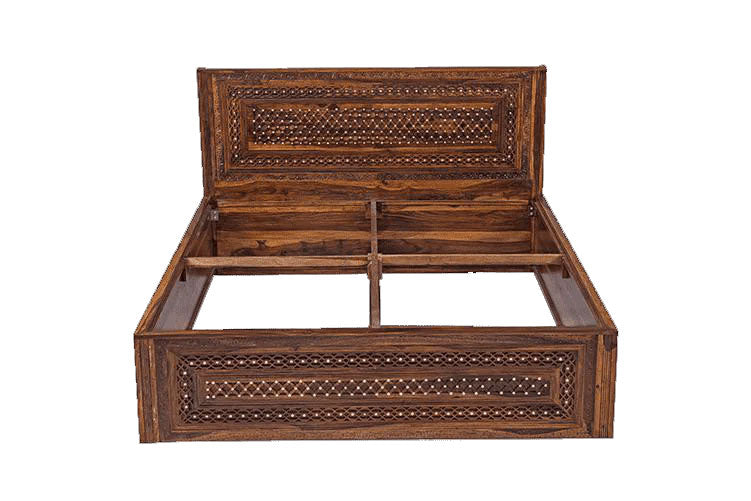 Charles Brass Bed B with Storage