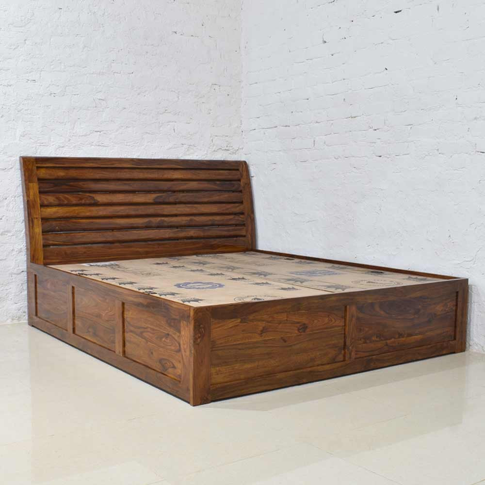 Lucas Wood Denzel Bed with Storage