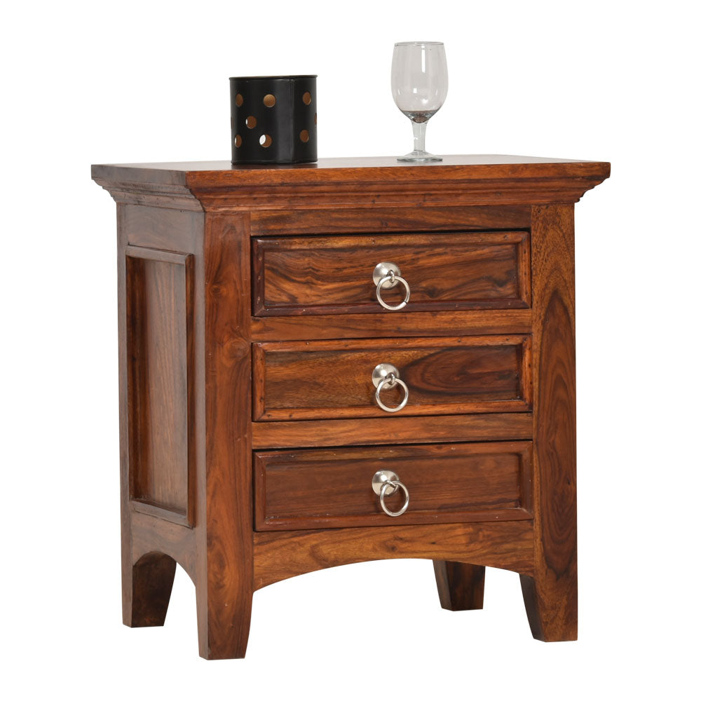 Chandler Sheesham Wood Bedside Table