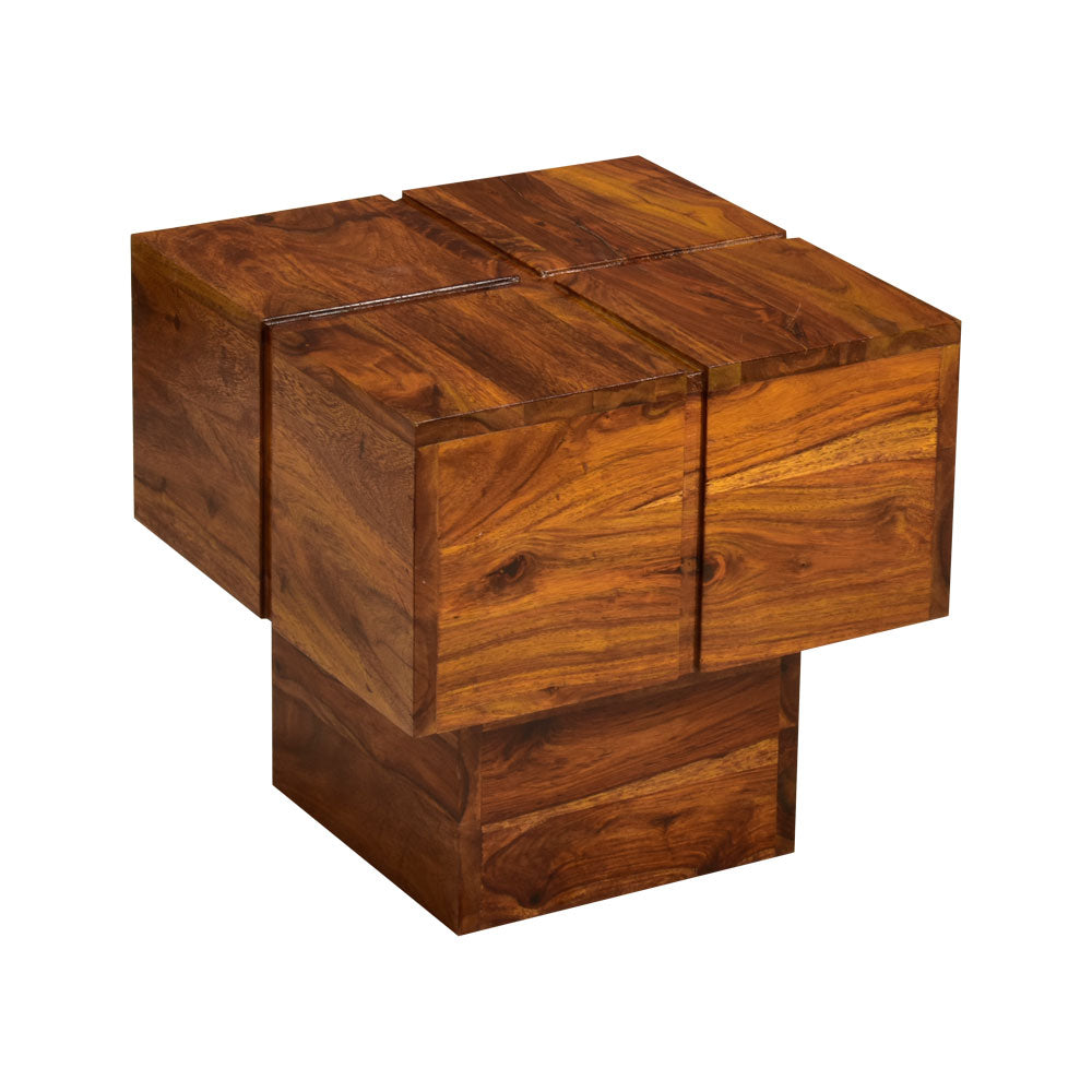 Marianna Wooden Peg Side Table