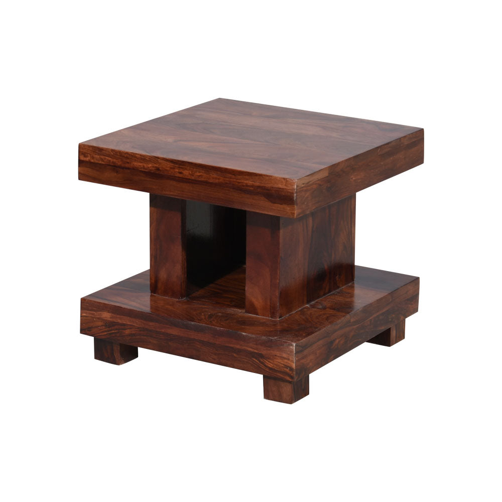 Jaycee Solid Sheesham Wooden Peg Table