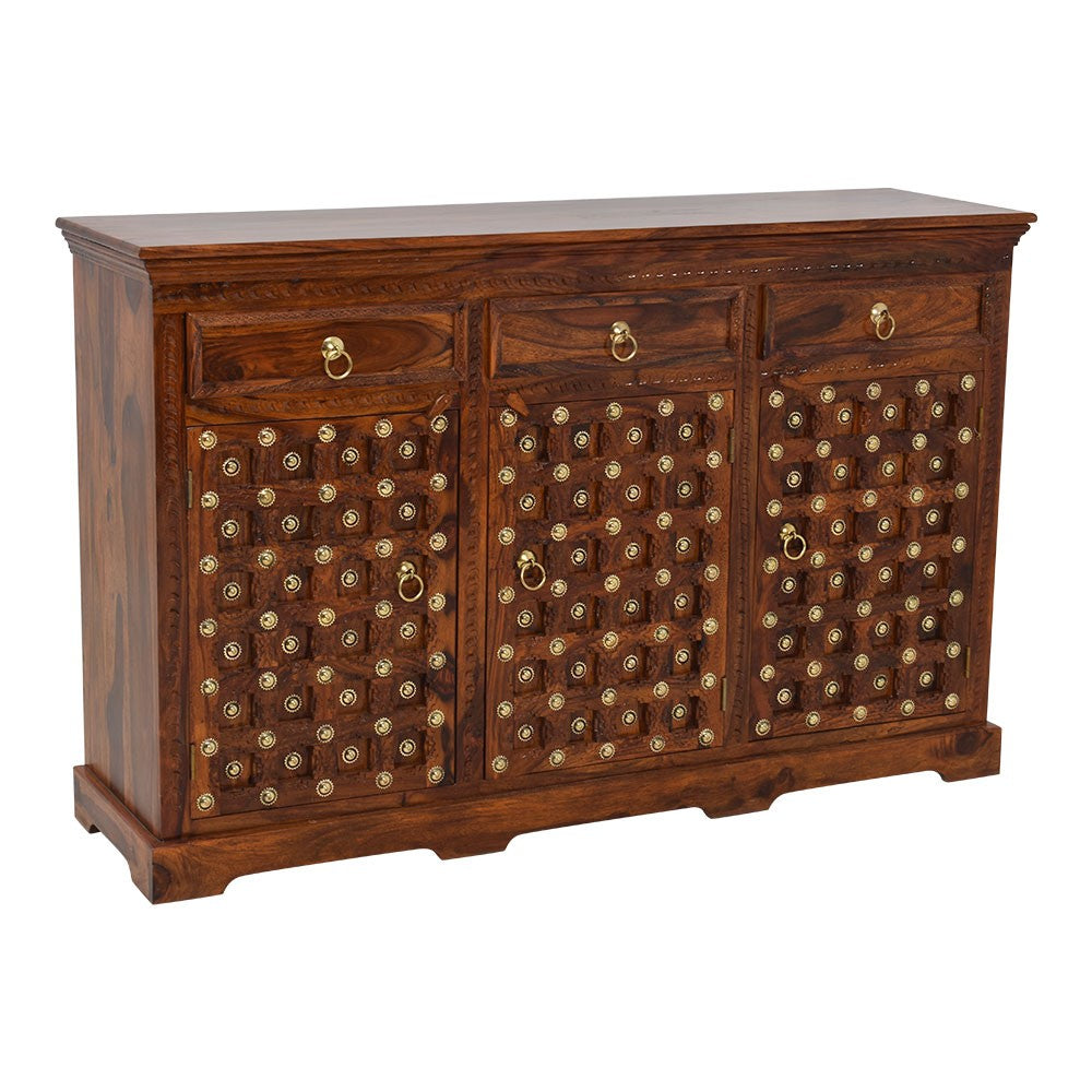 Esperanza Wood Maharaja Brass Sideboard