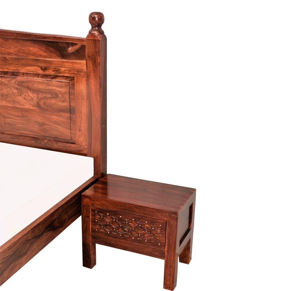 Natasha Wooden Home Downey Bed Without Storage