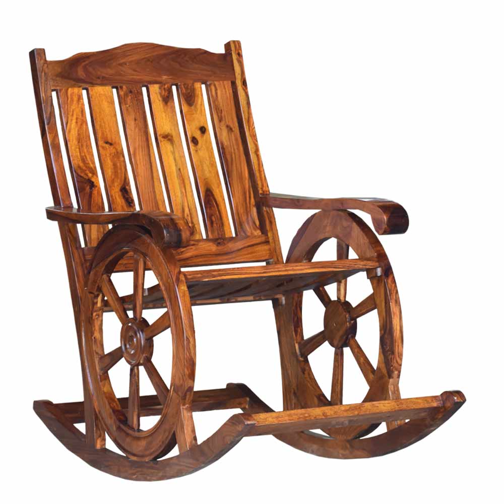 Adelynn Wooden Harold Roking Chair