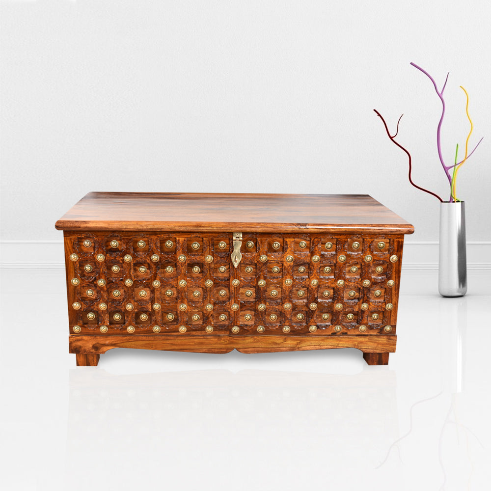 Kamila Wood Rajasthani Brass Gall