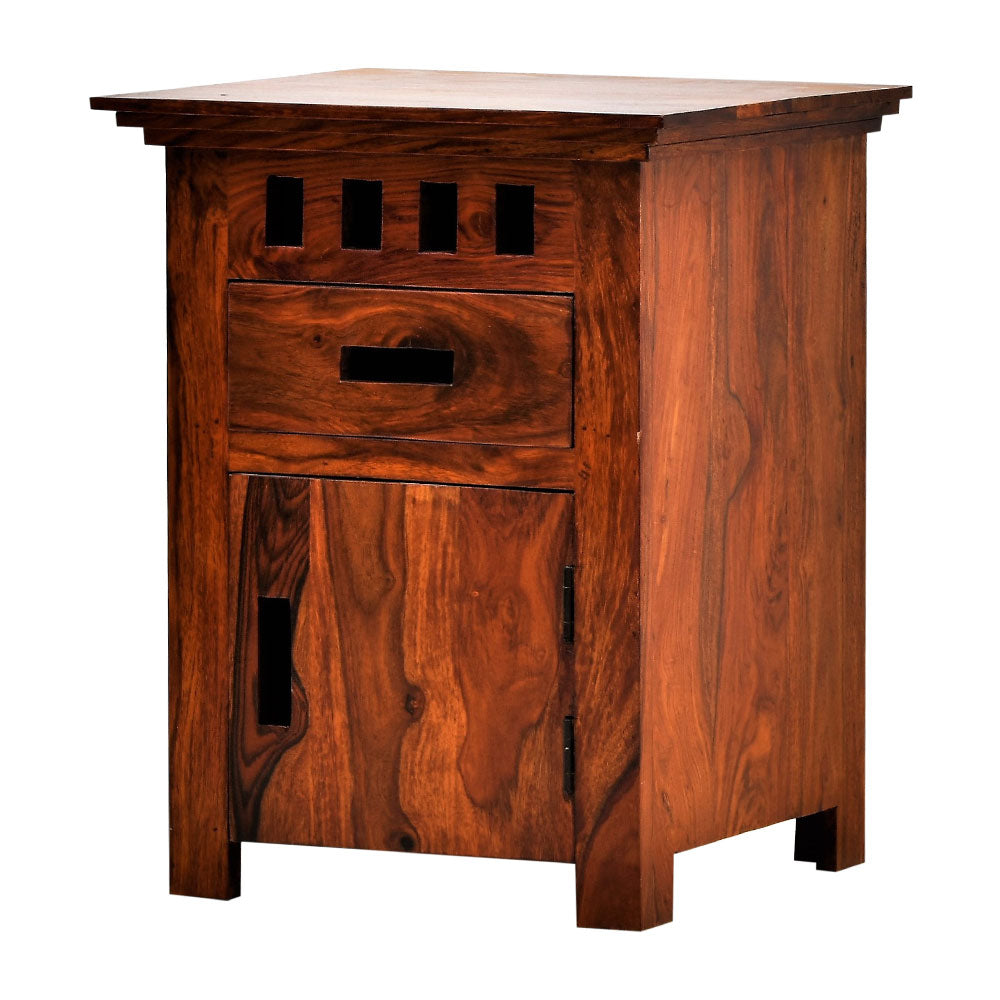 Amelie Bedside Table Natural Finish