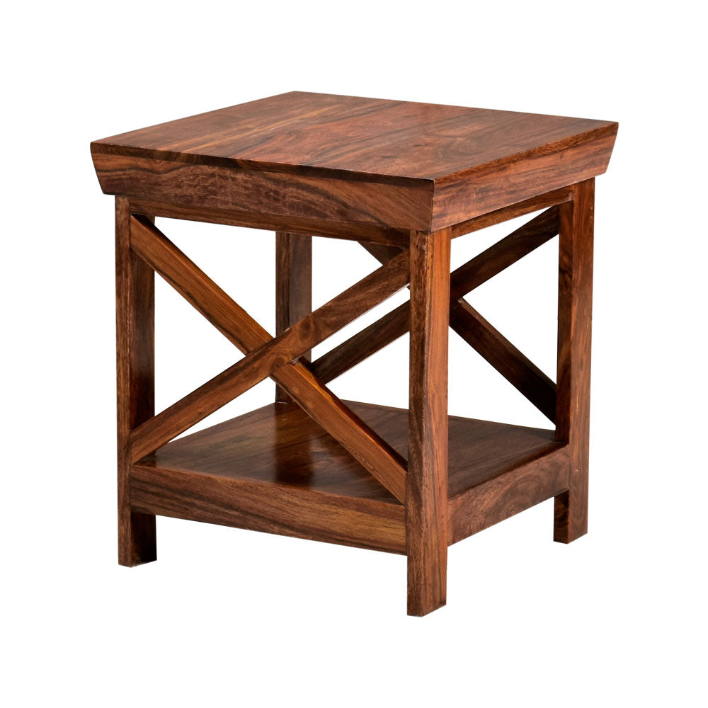 Giuliana Wooden Peg Side Table