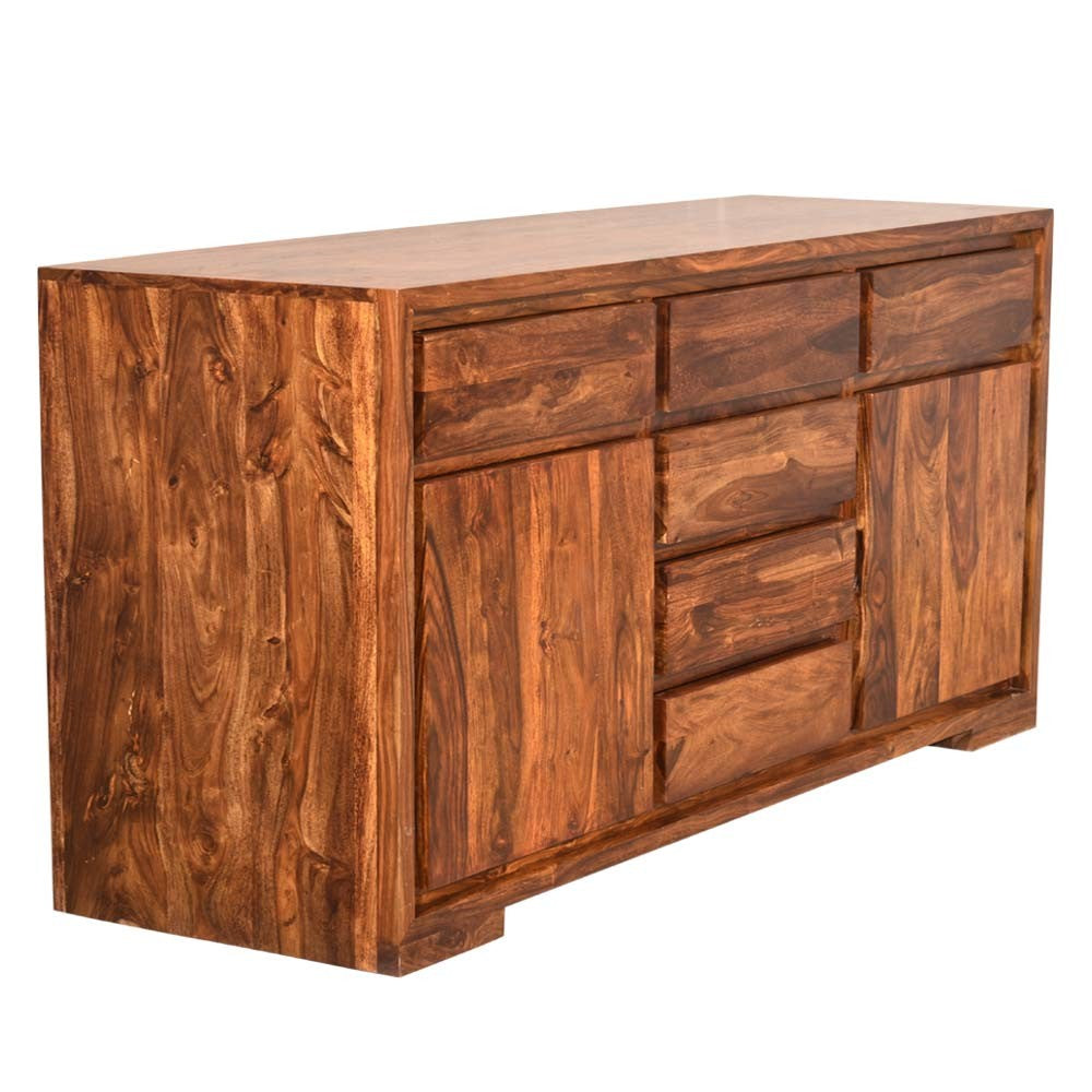 Tatum Solid Wood Sideboard Six Drawers