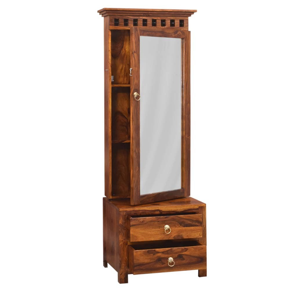 Aitana Wood Kuber Dressing table and Mirror
