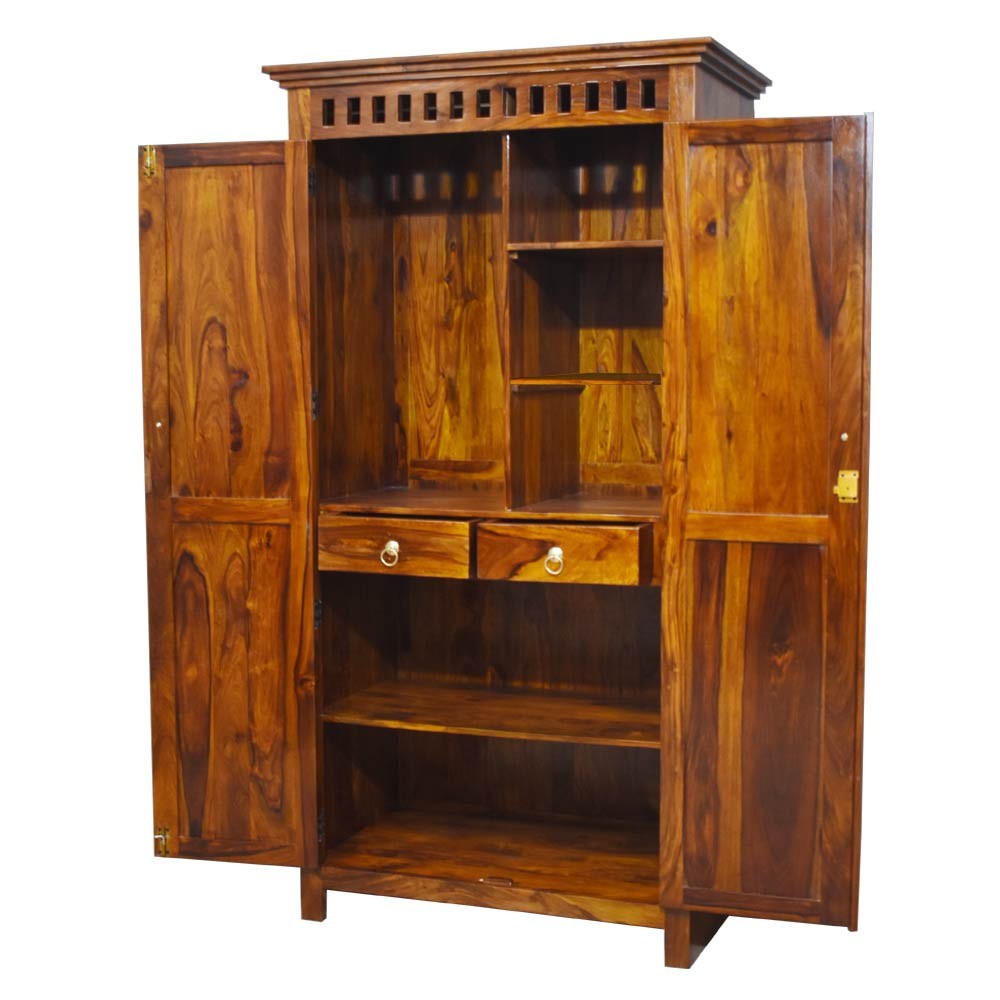 Aspen Sheesham Wood Wardrobe