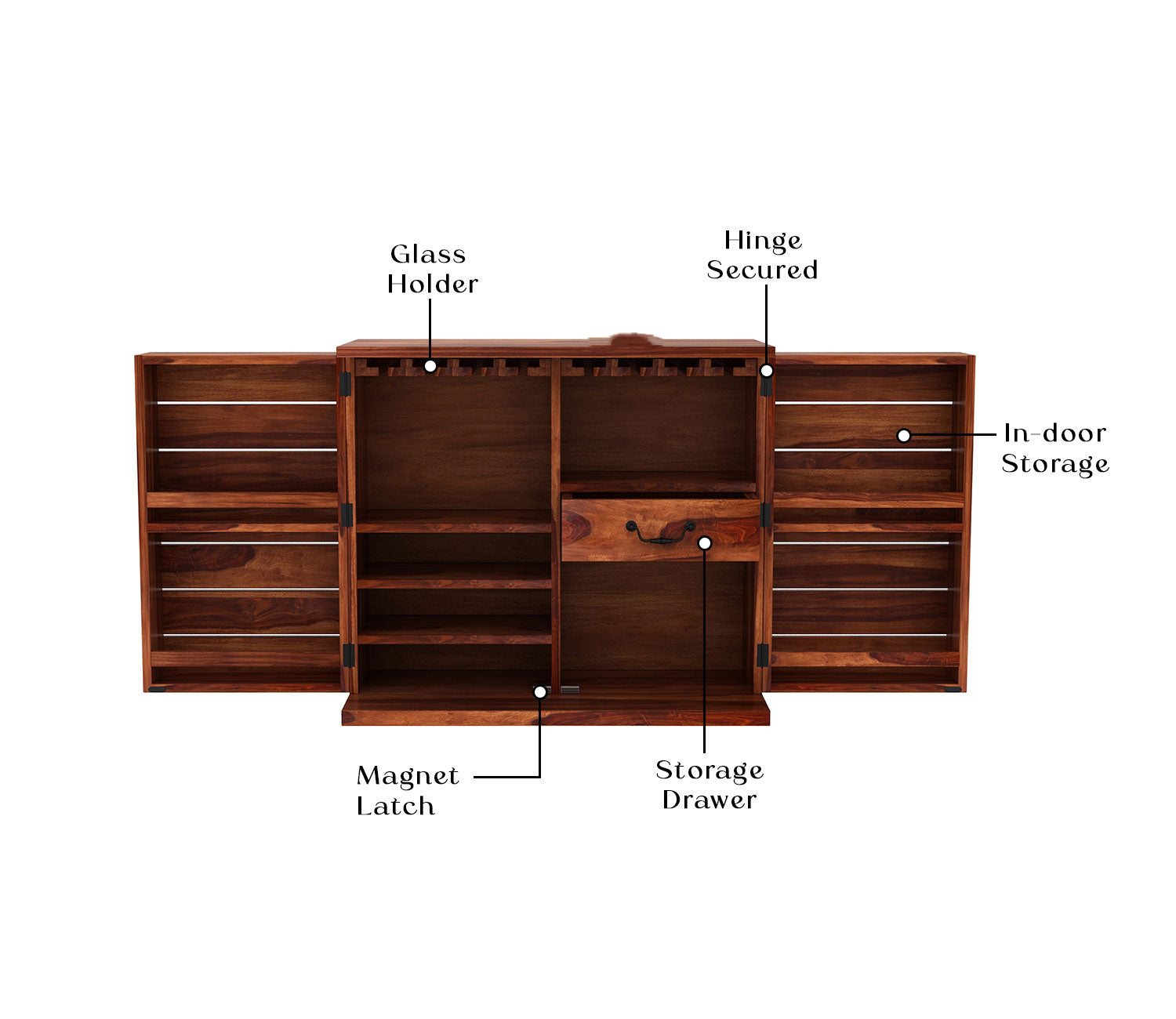 Nathaniel Bar Cabinet