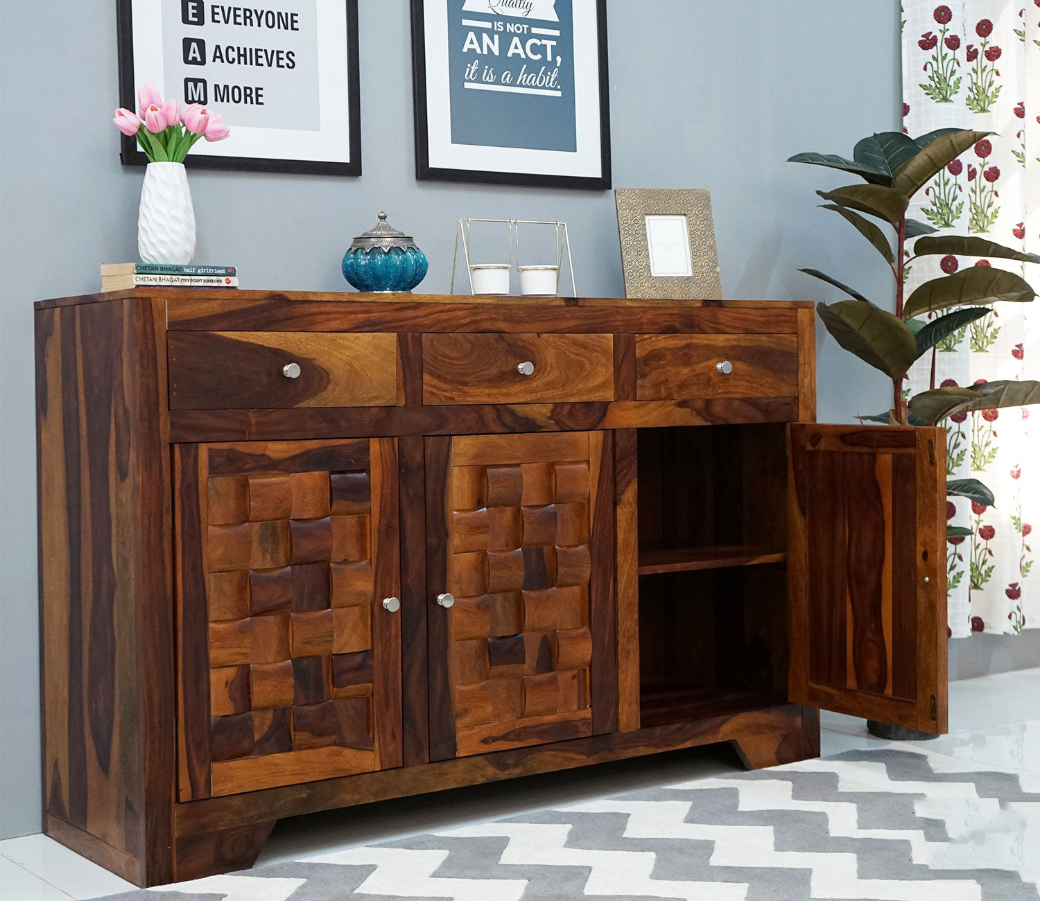 Anderson 3-Drawer Wooden Chest Of Drawers