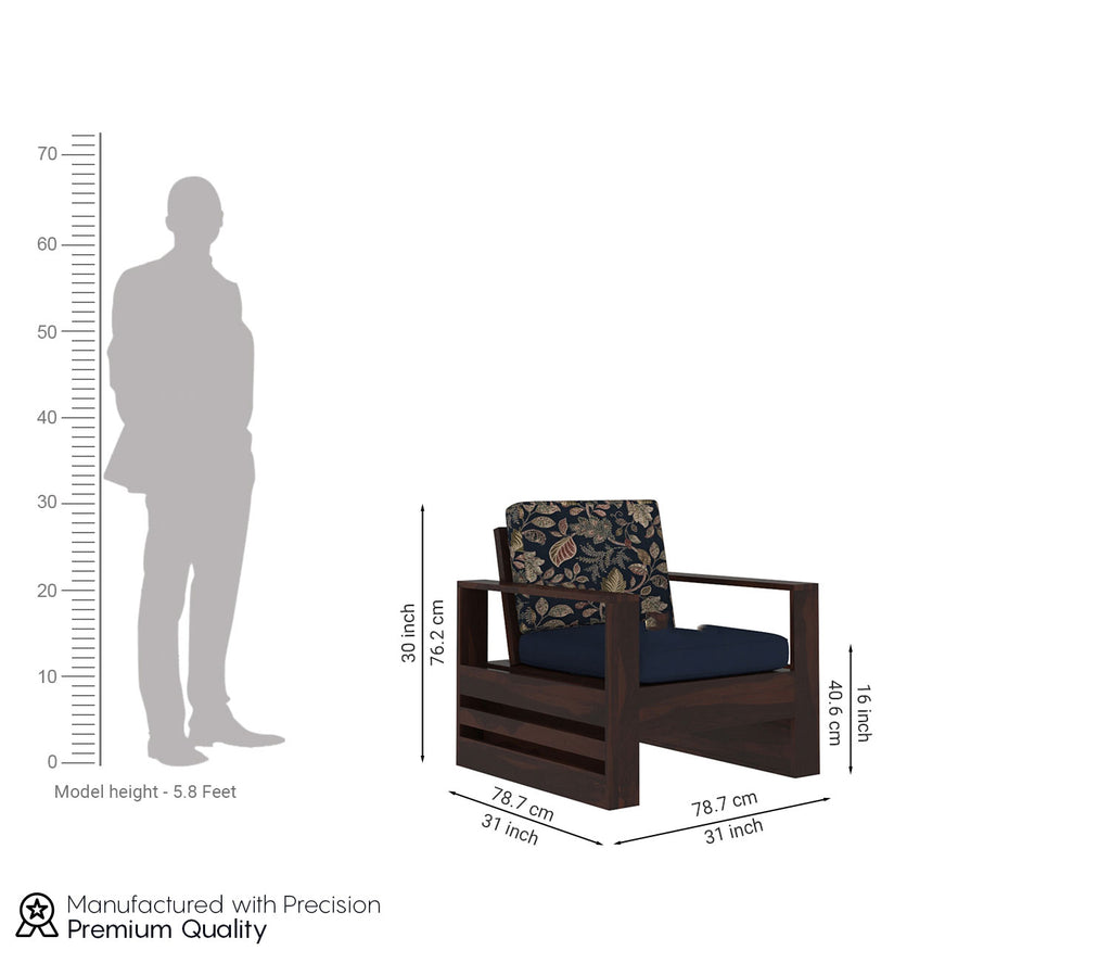 Lewis Wooden 5 Seater Sofa Set
