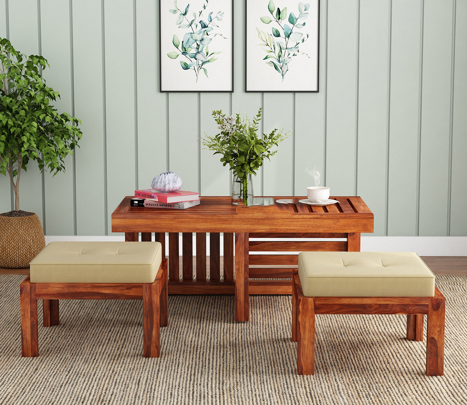 Brooklyn Center Table With Stools
