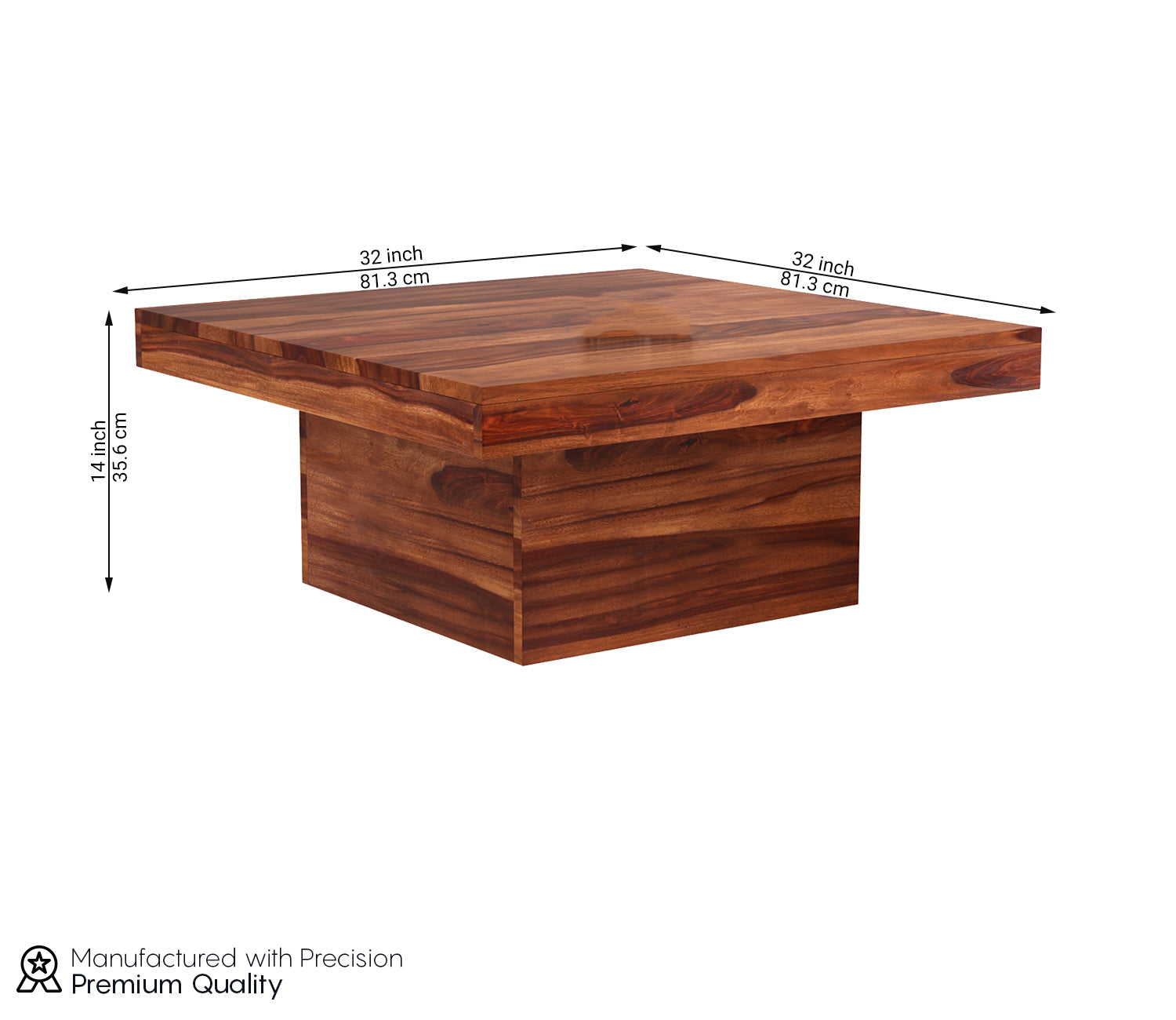 Athena Sheesham Wood Coffee Table