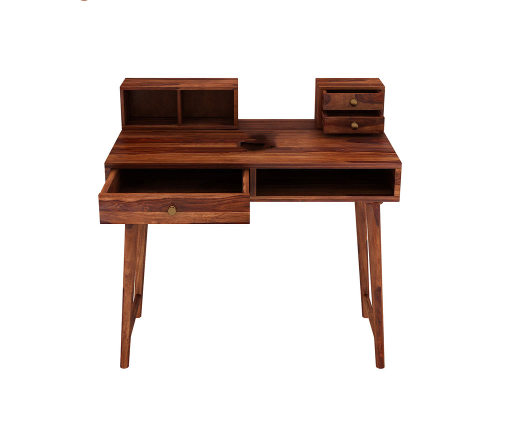 Eliana Study Table with Table-Top Storage