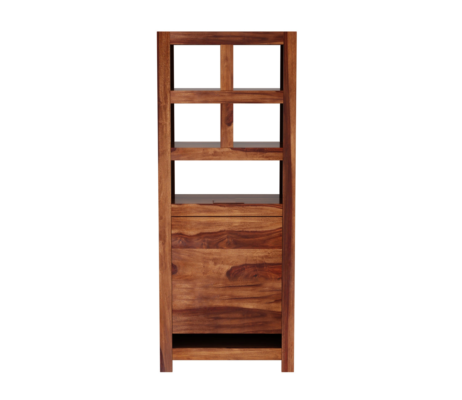 Sophia Study Table with Storage Cabinet and Shelves
