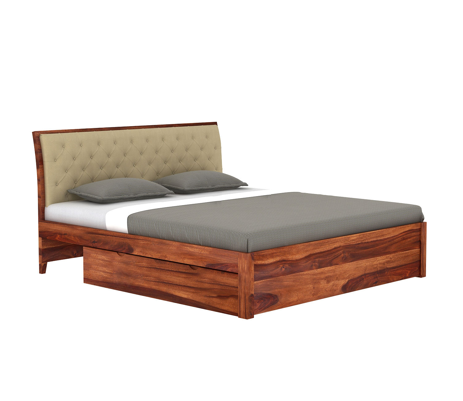 Gianni Upholstered Bed With Side Storage