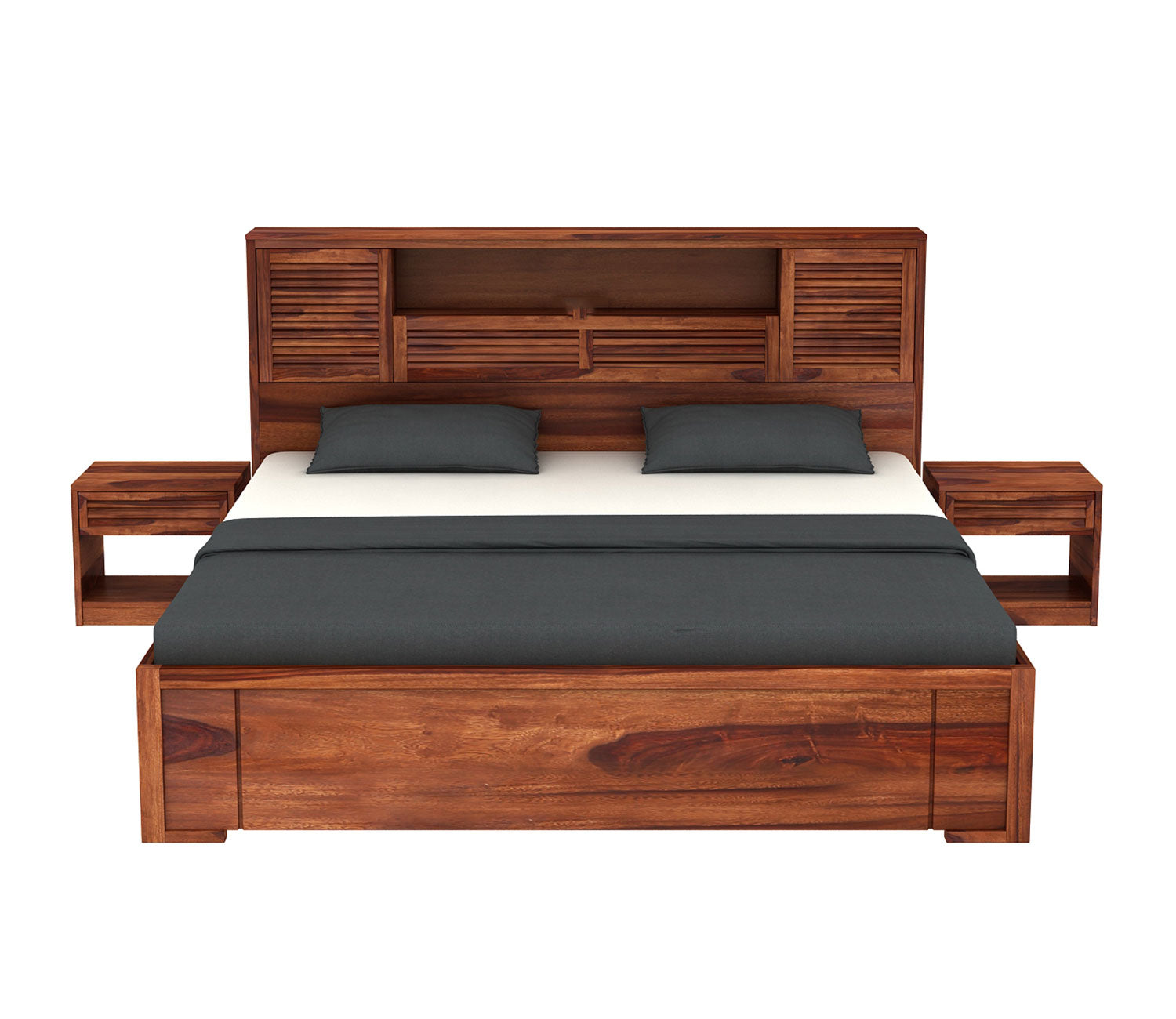 Royce Sheesham Wood Bed With Storage Drawers