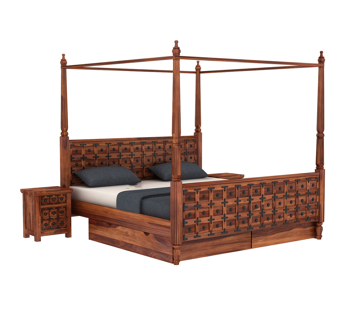 Edgar Poster Bed With Storage