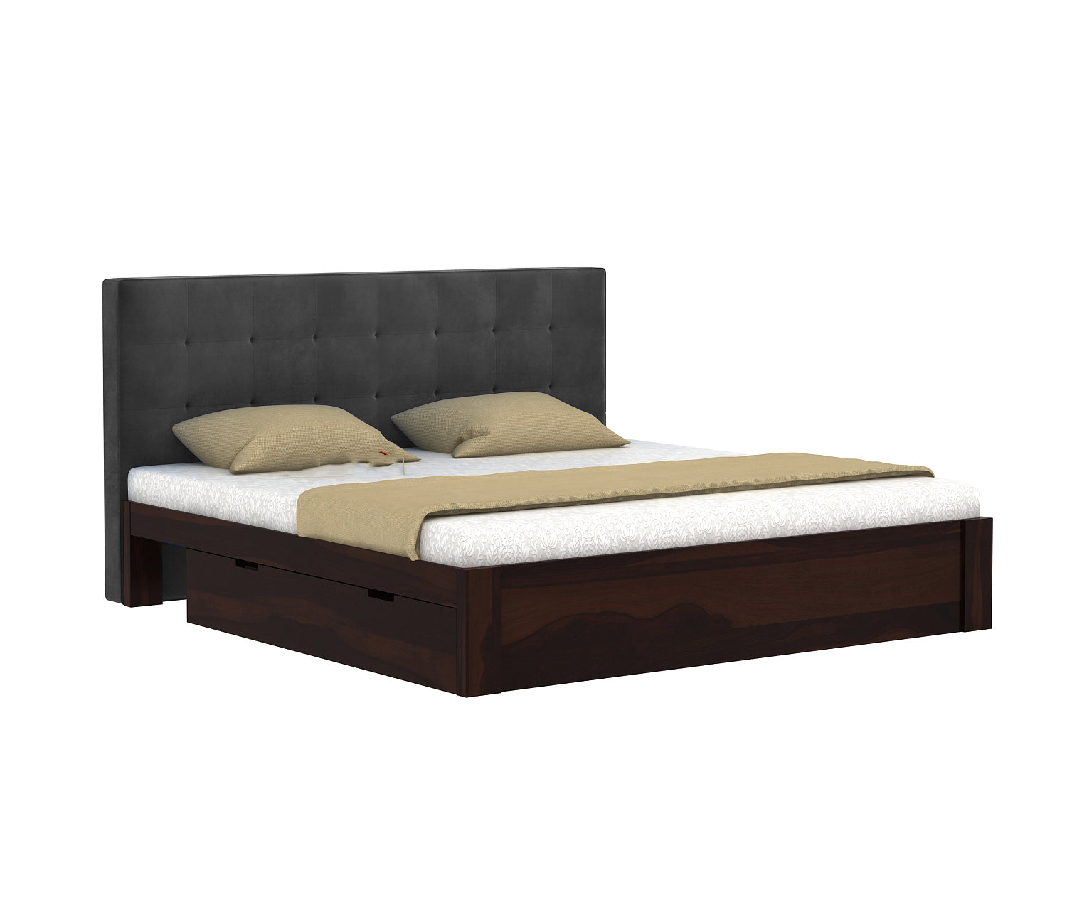 Sean Upholstered Bed With Side Storage