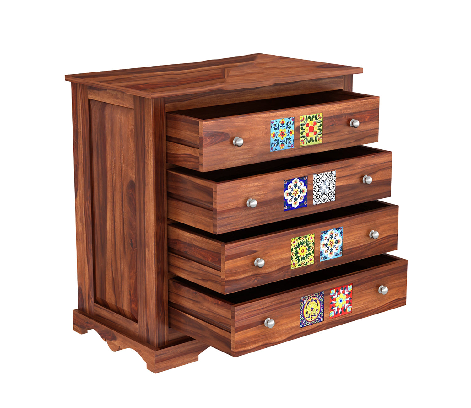 Wade 4-Drawer Wooden Chest Of Drawers
