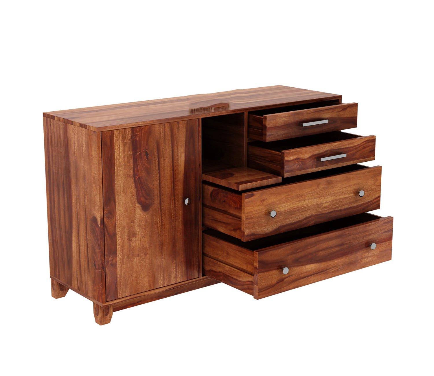Ezequiel 4-Drawer Wooden Chest Of Drawers