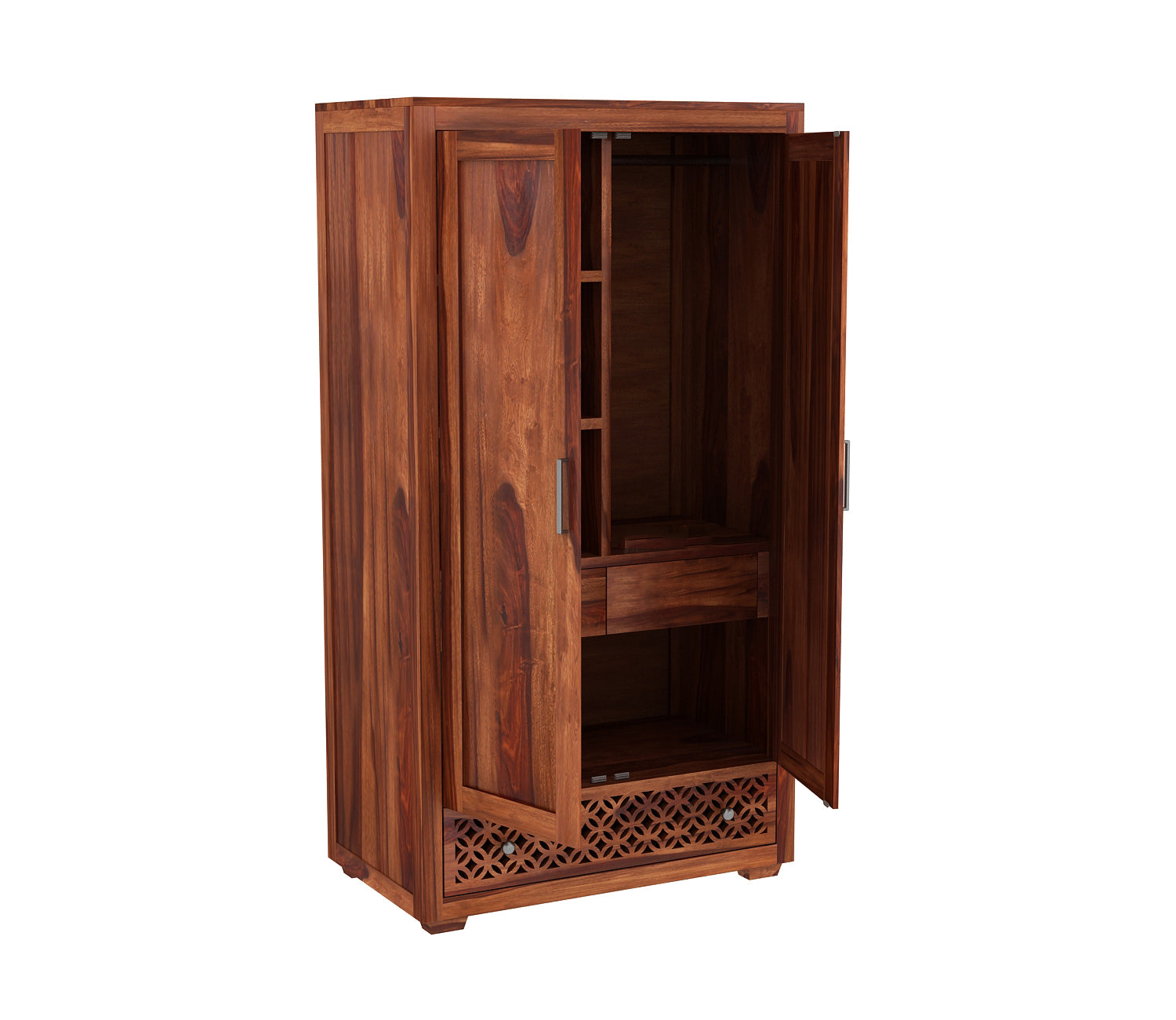 Zyaire 2 Door Wardrobe with Mirror