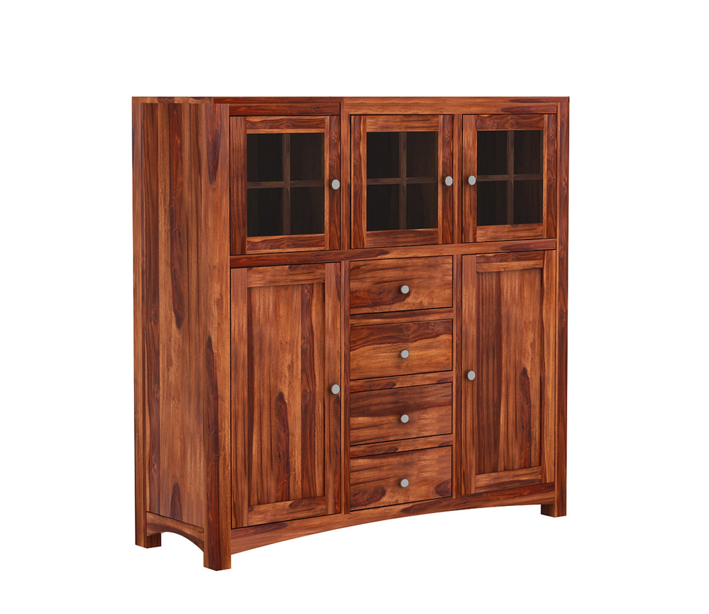 Ismael Sheesham Wood Storage Cabinet