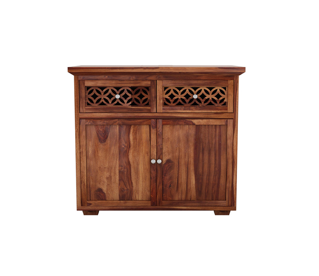 Lukas Mini Sheesham wood Sideboard and Cabinet