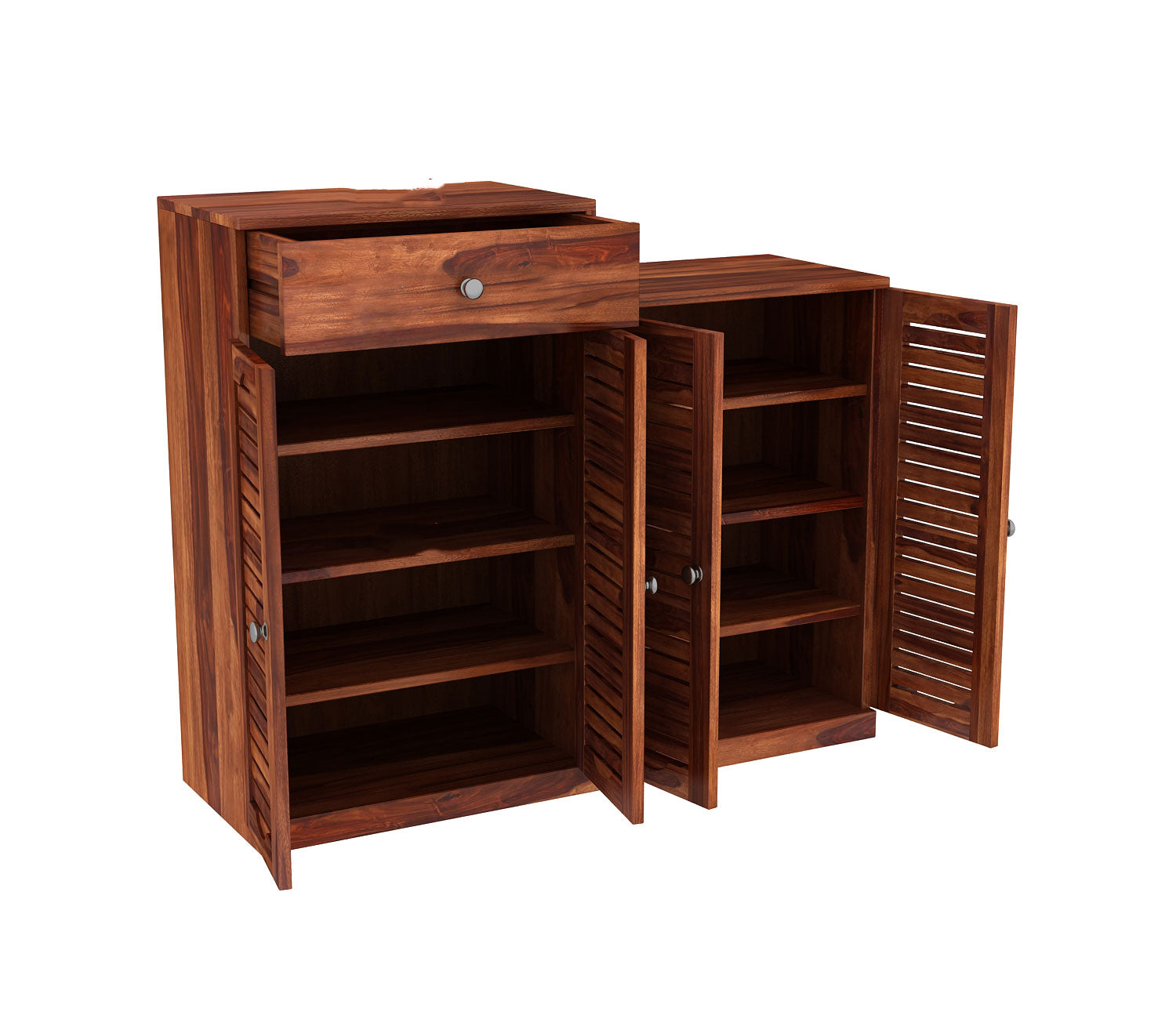 Atticus Sheesham Wood Shoe Rack