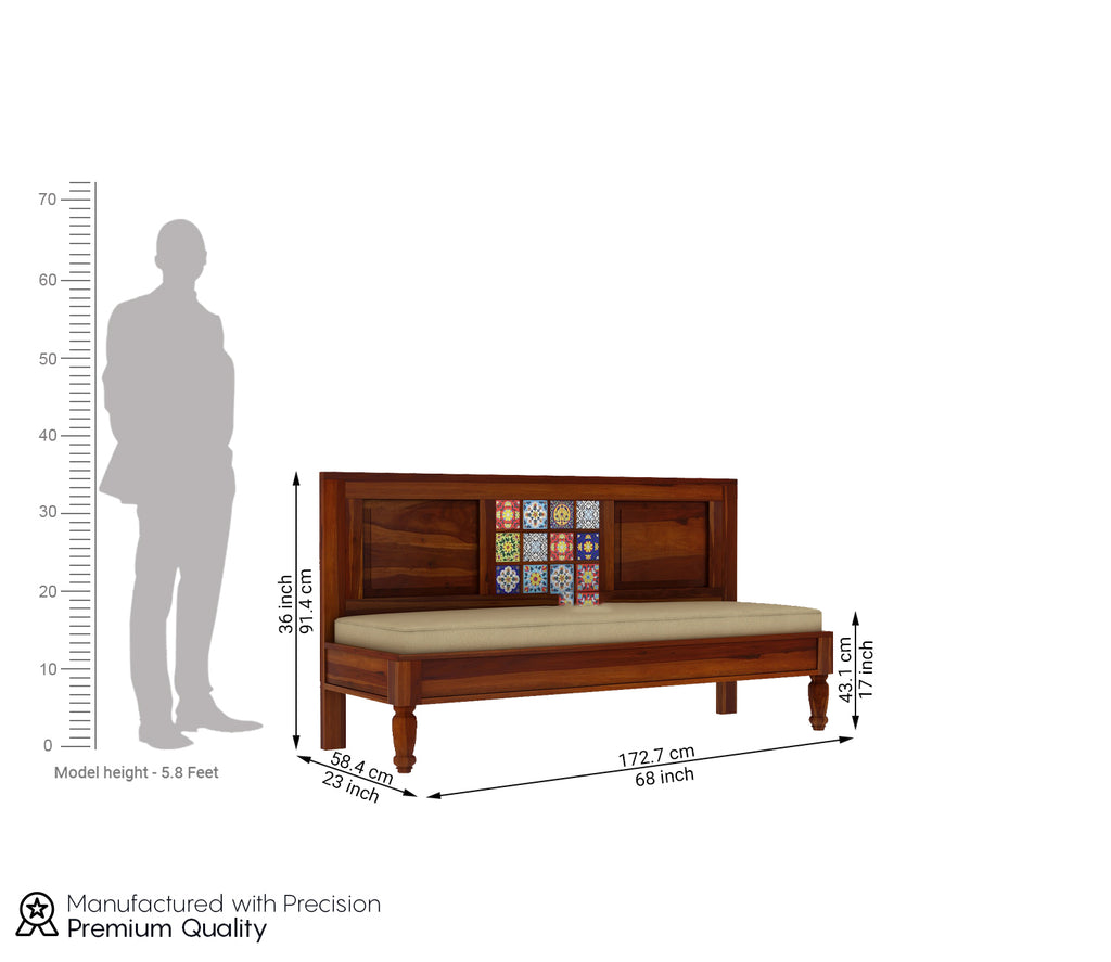 Maddox Bench With Back Rest