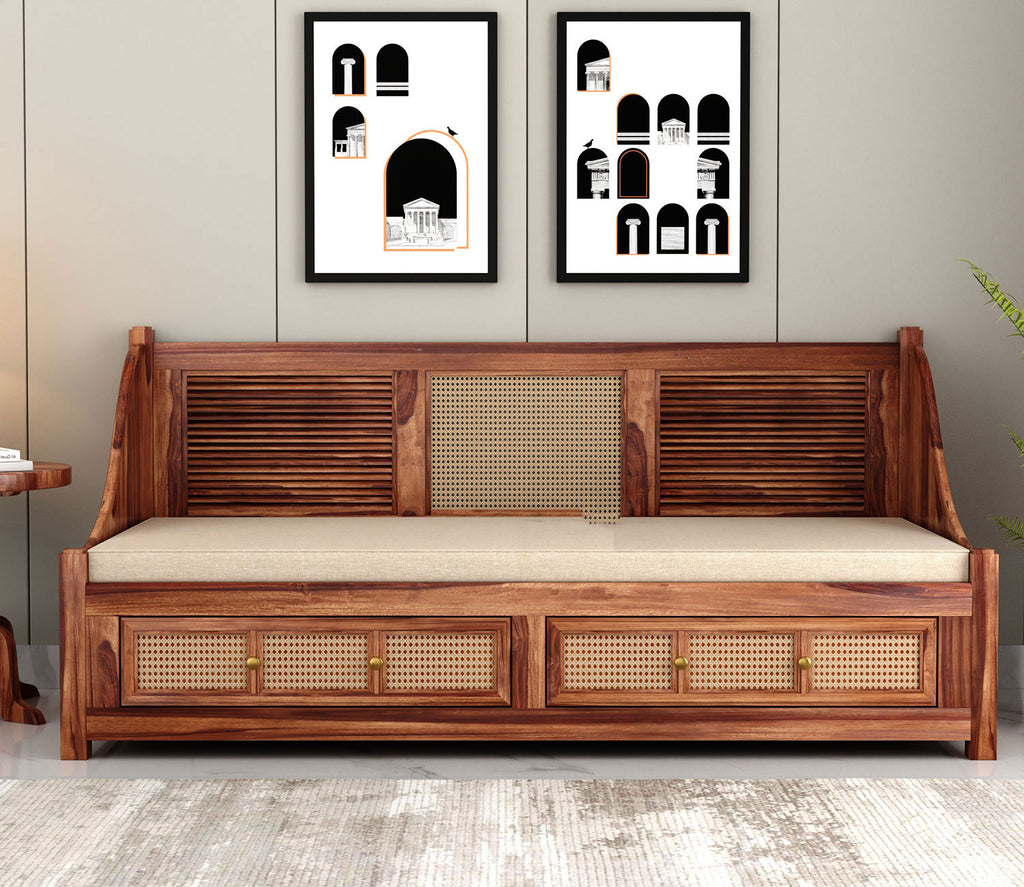 Chase Designer Sheesham Wood Divan Bed with Mattress
