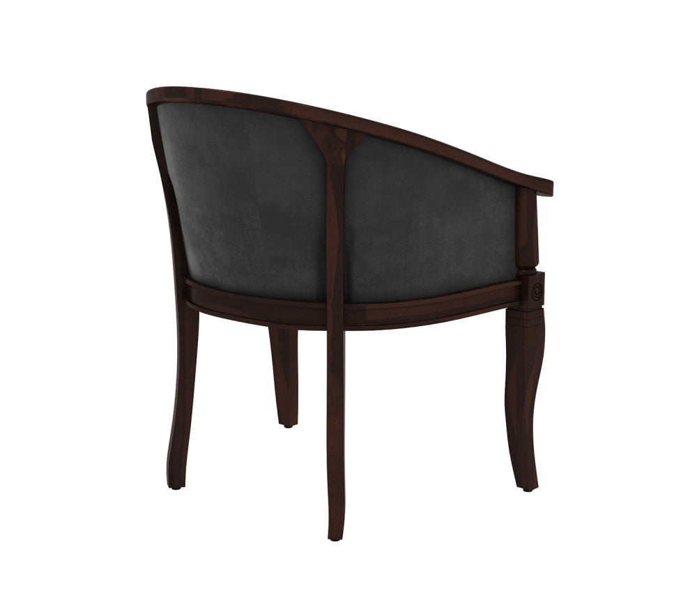 Austin 2 Seater Sheesham Wood Balcony Set Walnut Graphite Grey