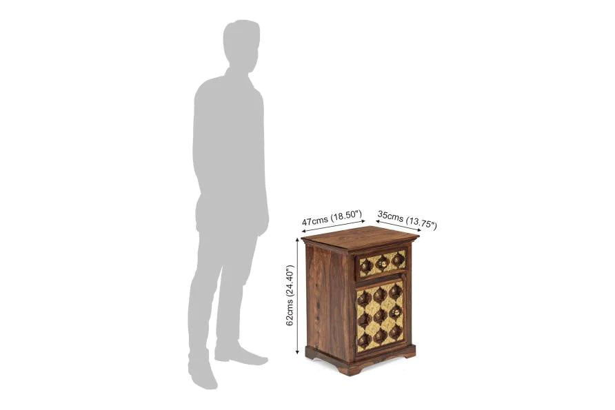 Wyatt Parish Sheesham Bed Side Table