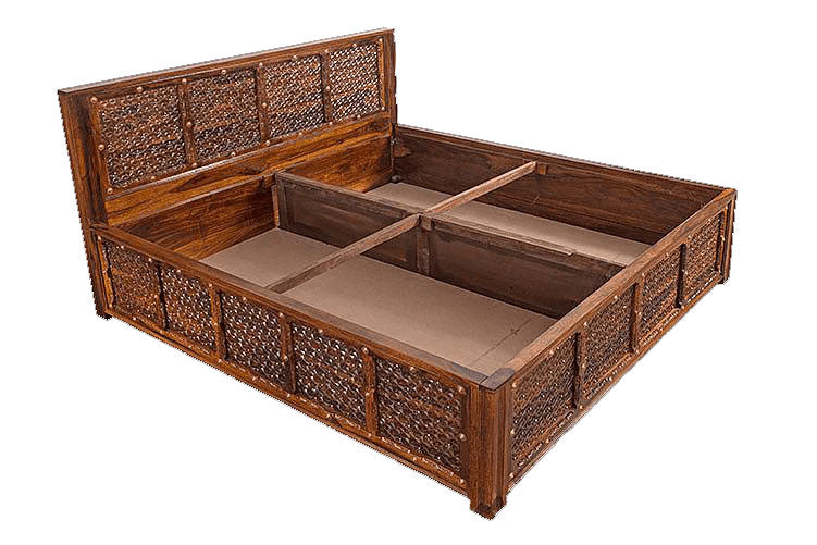 Josiah Brass Panache Bed with Storage